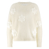 Nukus Chiaca Pullover Flower, off white