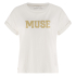 Nukus Lou Shirt, off white/gold