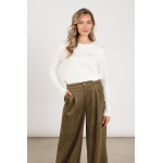Nukus grace top off white
