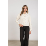 Nukus Aaliya Blouse Paillet off white