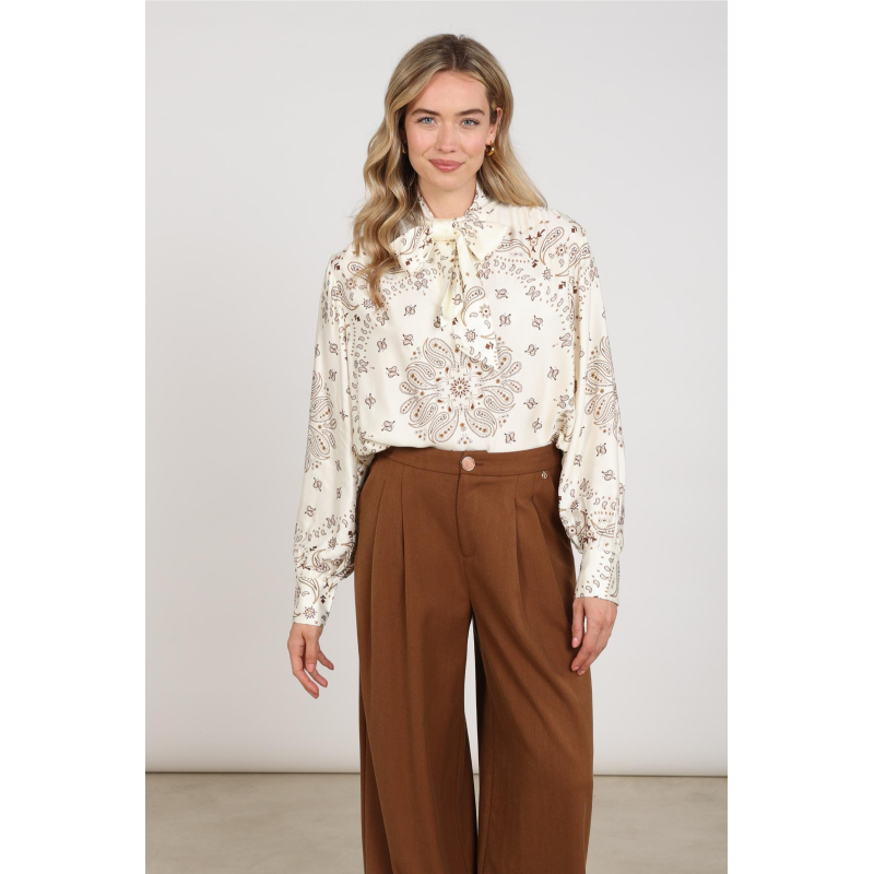 Nukus Angie Blouse Tie Paisley