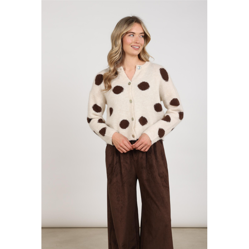 Nukus laure cardigan dots