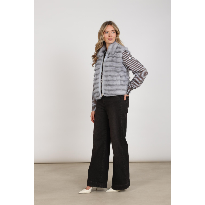 Nukus abby pants denim chocolate