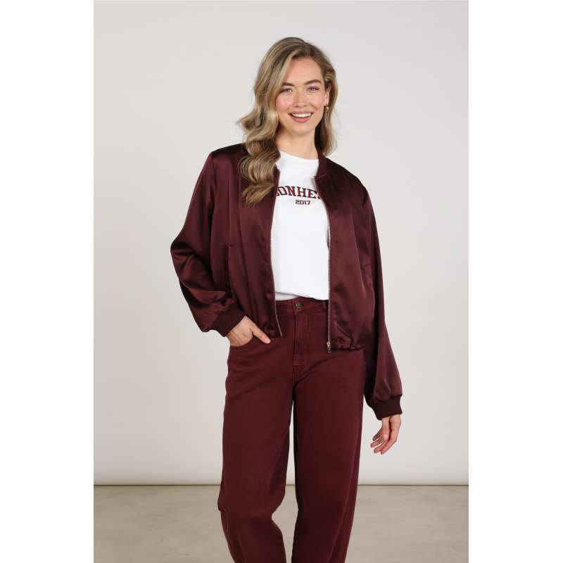 Nukus dena jacket shiny cherry