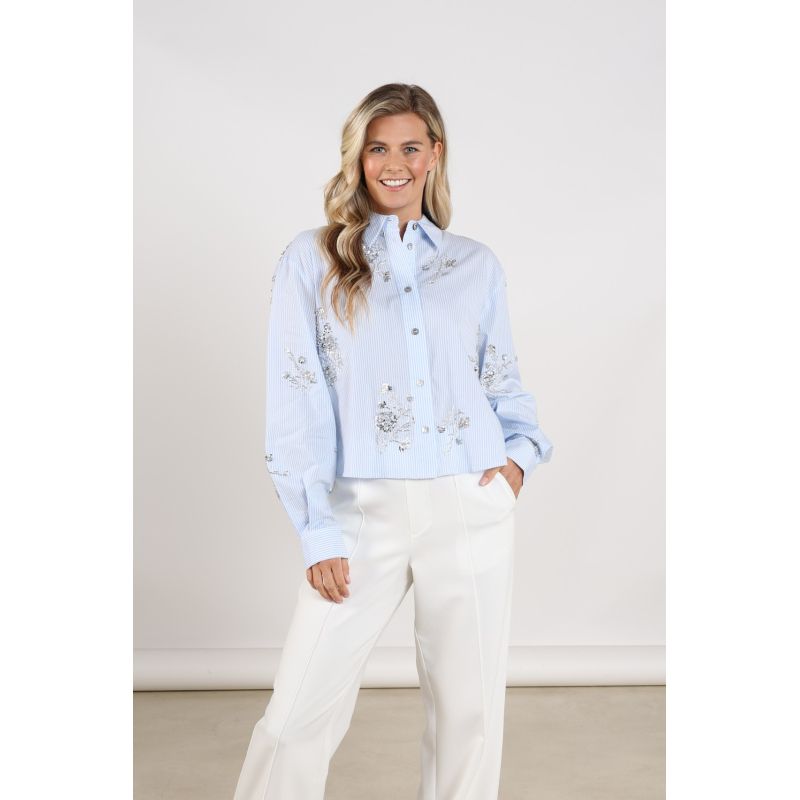 Nukus Adora Blouse Stripe (NKS02138)