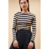 By-Bar basic ls big stripe top, midnight