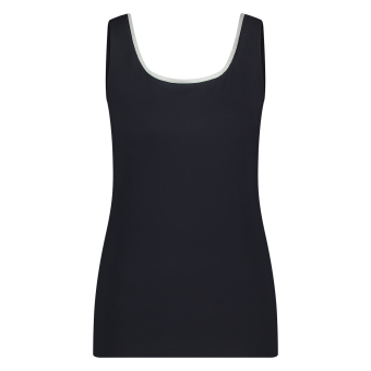 Nukus Juba Singlet, Navy/Silver