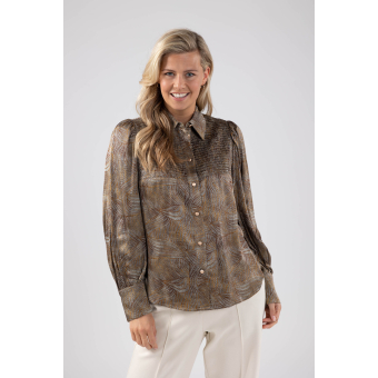 Nukus Prestonia Blouse Neo Brown 