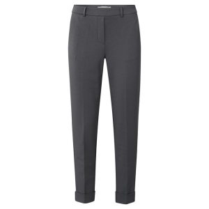 YAYA Jersey tailored trousers, anthracite