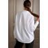 YAYA Woven blouse w. back detail, pure white