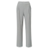 YAYA Woven wide leg trousers, light metal grey