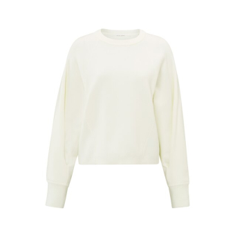 YAYA Sweater with seam detail, off white