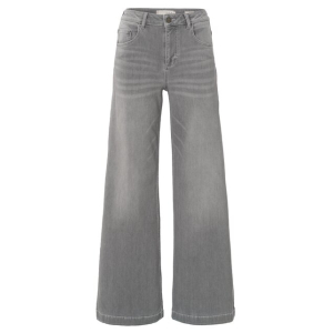 YAYA Extra wide leg denim - L 34, light grey denim