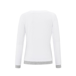 YAYA Faux double layer top, pure white