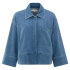 YAYA Denim jacket w. pocket, blue denim