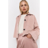 YAYA Heavy weight satin short oversized jacket, dusty pink