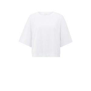 YAYA Short sleeve sweatshirt, pure white