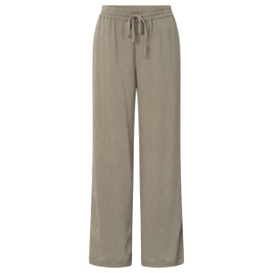 YAYA Woven structured wide leg, Seneca rock beige