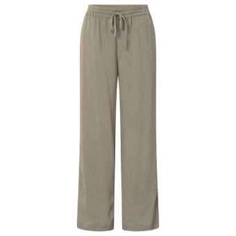 YAYA Woven structured wide leg, Seneca rock beige