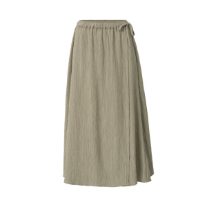 YAYA Woven structured midi skirt, seneca rock beige