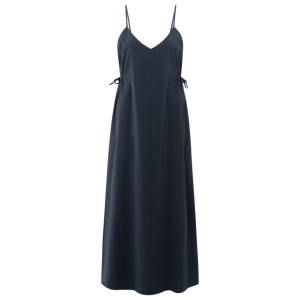YAYA  Strappy dress with drawstrings, total eclipse blue