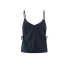 YAYA Strappy top with drawstrings, total eclipse blue
