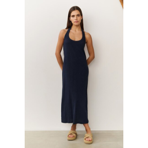 YAYA Halter dress, total eclipse blue