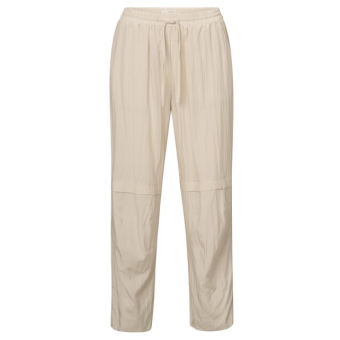 YAYA Woven loose fit trousers with seam details, rainy day beige