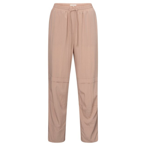 YAYA Woven loose fit trousers with seam details, soft mauve pink YAYA Woven loose fit trousers with seam details, soft mauve pink