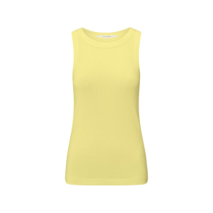 YAYA Singlet with rib edge, lemon grass yellow YAYA Singlet with rib edge, lemon grass yellow