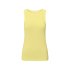 YAYA Singlet with rib edge, lemon grass yellow