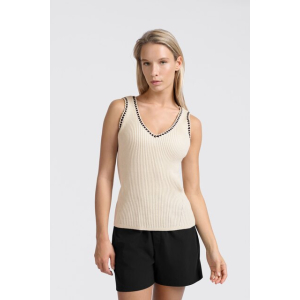 YAYA Woven short with elastic waist and zipper pockets, washed black YAYA Woven short with elastic waist and zipper pockets, washed black