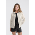 YAYA Striped shirt with tack detail, summer sand dessin