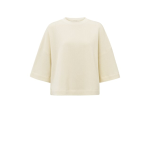 YAYA Short sleeve sweatshirt, off white YAYA Short sleeve sweatshirt, off white