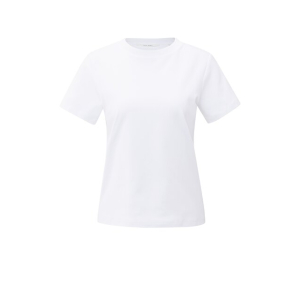 YAYA T-shirt with stitch details, pure white