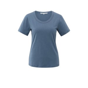 YAYA Short sleeve t-shirt with round neck, china blue YAYA Short sleeve t-shirt with round neck, china blue