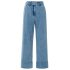 YAYA Denim pantalon w roll up - L34, blue denim