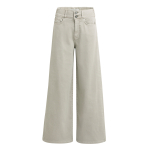 YAYA Losvallende spijkerbroek met speciale tailleband - L34 grey denim