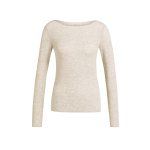 YAYA Top met lange mouwen en ronde hals cashmere grey
