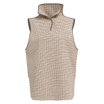 YAYA Geweven bodywarmer van wolmix met ruitpatroon, model Spencer otter brown