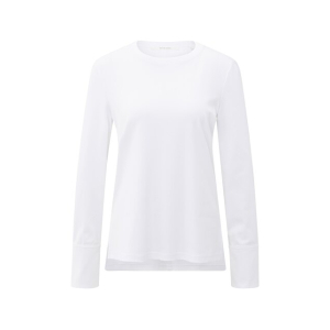 YAYA Long sleeve jersey top, pure white