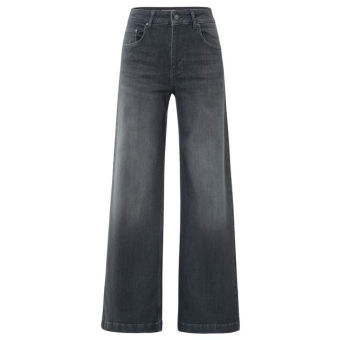 YAYA High waist loose wide denim - L34, grey denim