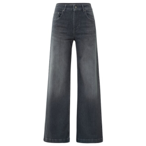 YAYA High waist loose wide denim - L32, grey denim