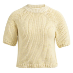 YAYA Chunky knit sweater reed yellow dessin