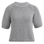 YAYA Chunky knit sweater grijs