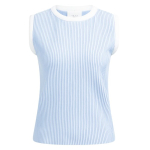 YAYA Sleeveless ribbed sweater ice blue