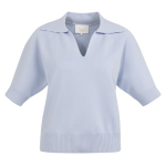 YAYA Knitted short sleeve sweater ice blue