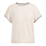 YAYA /Knitted sweater with rolled ed