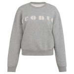 YAYA Sweater with artwork iron grey dessin