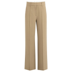 YAYA Trousers with stitches details khaki green